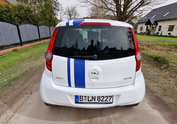 Opel Agila cena 11500 przebieg: 152000, rok produkcji 2009 z Szamotuły małe 379